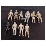 Vintage 90s Star Wars figures storm troopers
