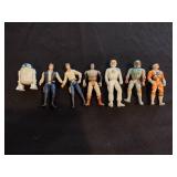 Vintage 90s star-wars figures with 1977 R2D2