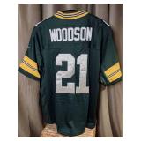 New Woodson #21 GB Packers Nike On-field NFL jersey size 48