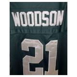 New Woodson #21 GB Packers Nike On-field NFL jersey size 48