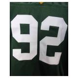 New White #92 GB Packers mesh jersey size XL