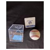 Joe Mauer signed baseball global authentics certified