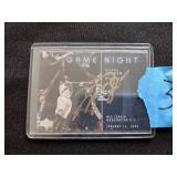 Michael Jordan Washington wizards autographed card
