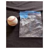 Marino Rivera signed baseball certified