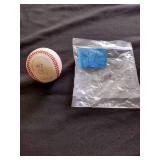 Bill Bonds Signed Baseball uncertified