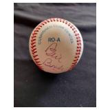 Bill Bonds Signed Baseball uncertified