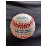 Bill Bonds Signed Baseball uncertified