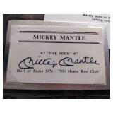 Mickey Mantel “the calling card” certified