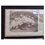 Vintage Babe Ruth and Ty Cobb poster card board cut outs