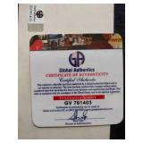 Assorted autographed memorabilia with certifications