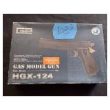 G2 Gas model BB gun HGX-124 with green gas and spring loaded air soft gun