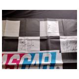 61” x 35” NASCAR flag with 26 signatures certification included