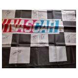 61” x 35” NASCAR flag with 26 signatures certification included