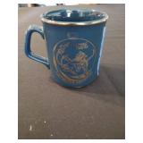 Vintage military mugs and bowls.