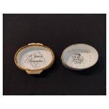 1977 vintage bilston and battersea enamels