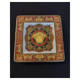 Vintage versace rosenthal medusa square plate
