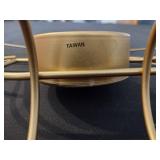 Antique hot air balloon and helicopter clock decor