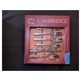 Cambridge 42 piece chrome buffet server