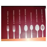 Cambridge 42 piece chrome buffet server