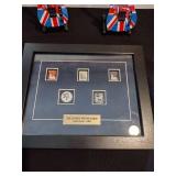 Rolling Stones guitar and olympic pins