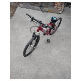 Red Schwinn ranger 21 speed bike