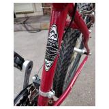 Red Schwinn ranger 21 speed bike