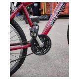 Red Schwinn ranger 21 speed bike