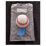 Mike Trout angles and Bryce Harper Nationals signed baseball ACE certified