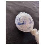 4 unknown uncertified signed golf balls