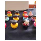 Vintage little people house with figures