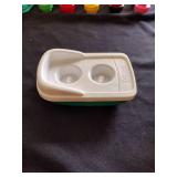 Vintage little people house with figures