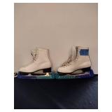 White figure skates women’s size 5 and size 8