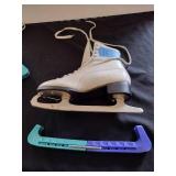 White figure skates women’s size 5 and size 8