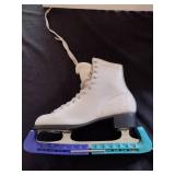White figure skates women’s size 5 and size 8