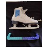 White figure skates women’s size 5 and size 8