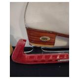 Riedell white figure skates