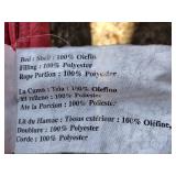 Hand crafted The Original Pawleys Island Red rope woven hammock with pillow