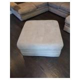 Tan fabric sectional couch