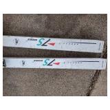 Vintage Rossignol World Cup slalom concept snow skis