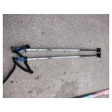 Vintage T.190 DYNASTAR snow skis with turbo Kerma ski stick