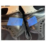 Bauer supreme hockey skates with elite hockey laces