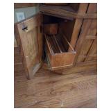 Large wood entertainment unit