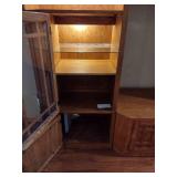 Large wood entertainment unit