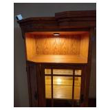 Large wood entertainment unit