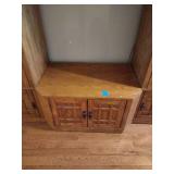 Large wood entertainment unit