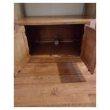 Large wood entertainment unit