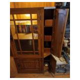 Large wood entertainment unit