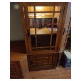 Large wood entertainment unit