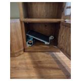 Large wood entertainment unit