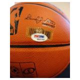 Magic Johnson signed basketball PSA DNA certified